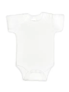 100% Cotton Classic White Short Sleeved Bodysuit