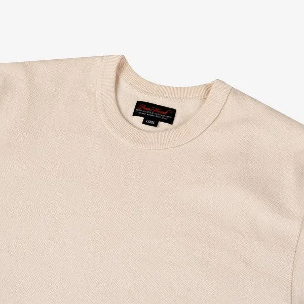 11oz Cotton Knit Crew Neck T-Shirt - Cream IHT-1600-CRM