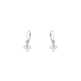 18 Karat White Gold LILAH earrings with Rose Cut Diamonds