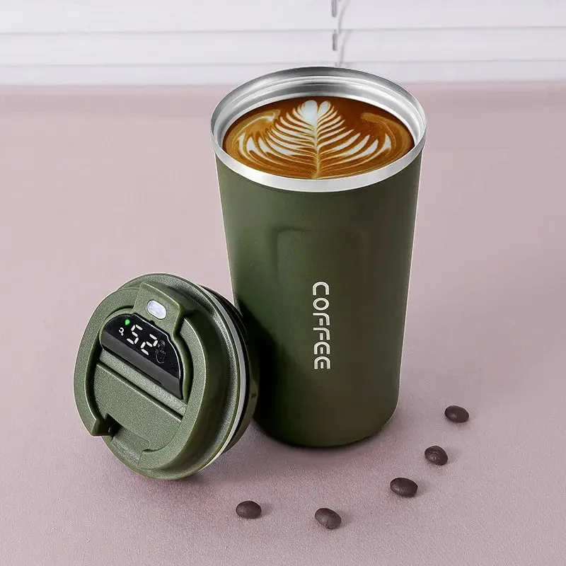 450ml Bottle Smart Display Stainless Steel thermal cup