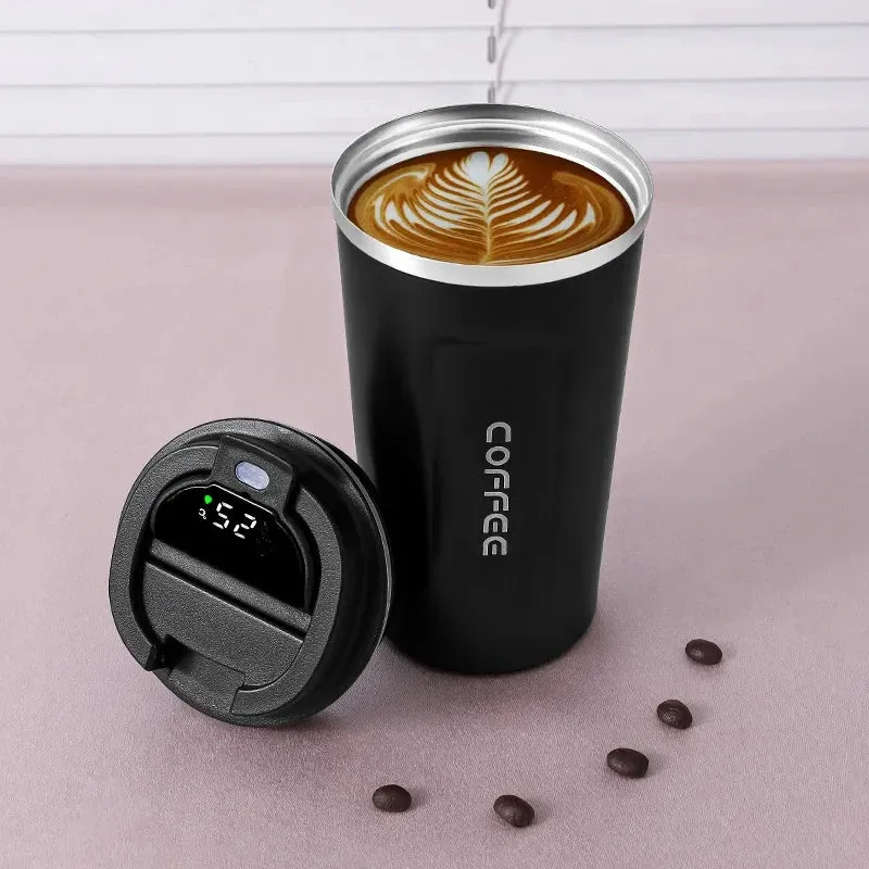 450ml Bottle Smart Display Stainless Steel thermal cup