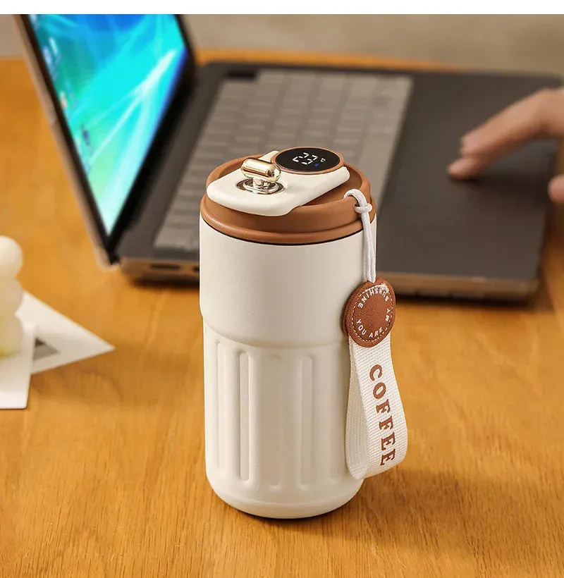 450ml Bottle Smart Display Stainless Steel thermal cup