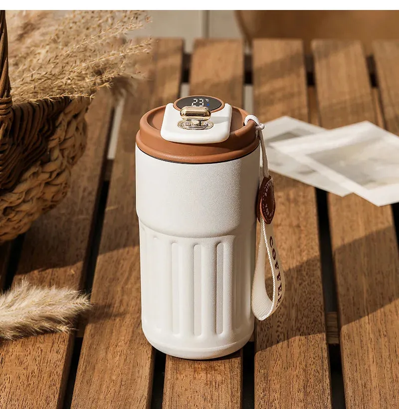 450ml Bottle Smart Display Stainless Steel thermal cup