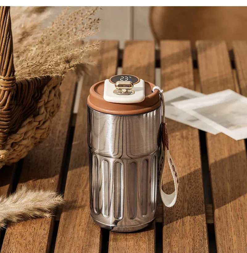 450ml Bottle Smart Display Stainless Steel thermal cup