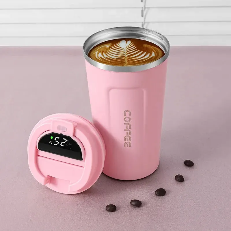 450ml Bottle Smart Display Stainless Steel thermal cup