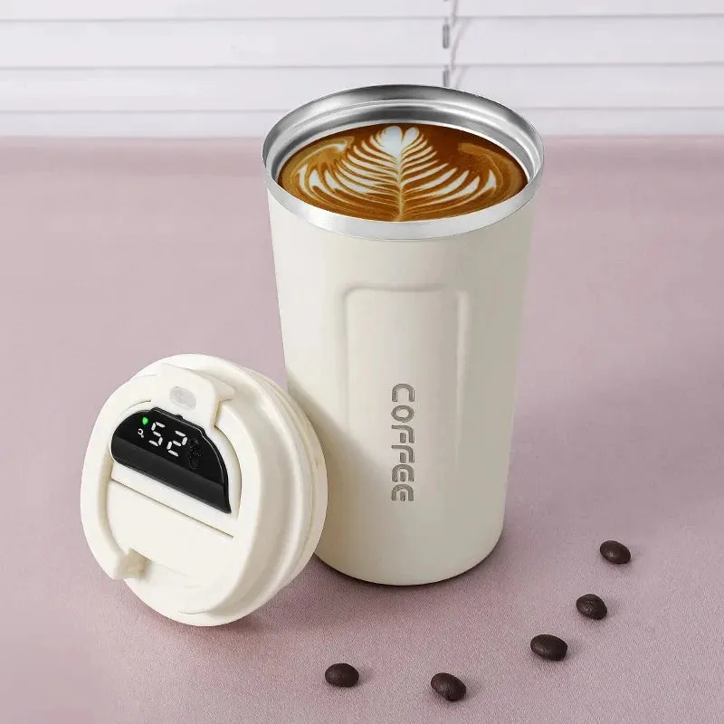 450ml Bottle Smart Display Stainless Steel thermal cup