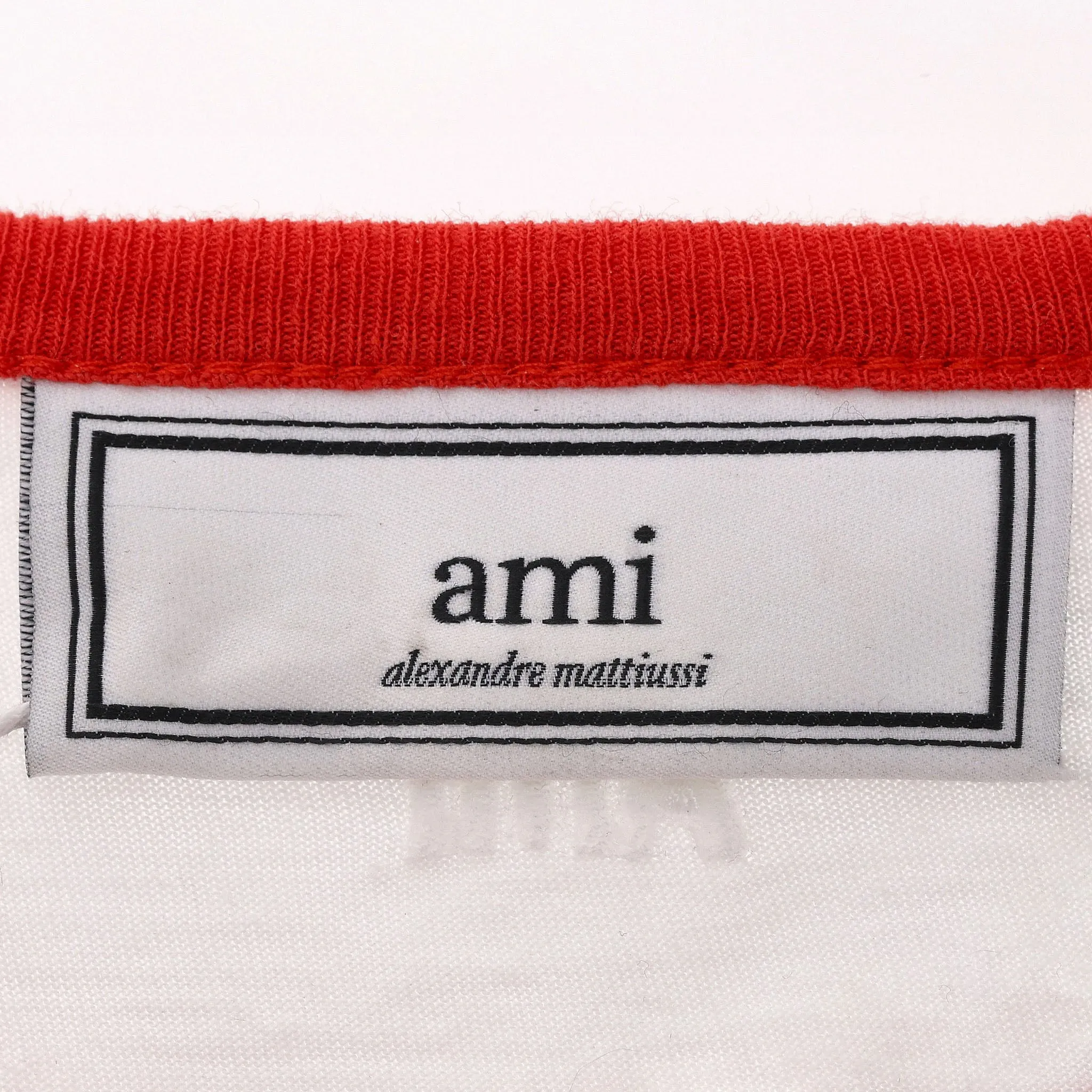 Ami Paris Ami De Coeur Cotton Logo T-Shirt. Size XS