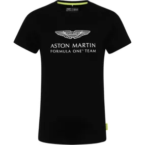 Aston Martin F1 Men's Essential Logo T-Shirt -Green/Black