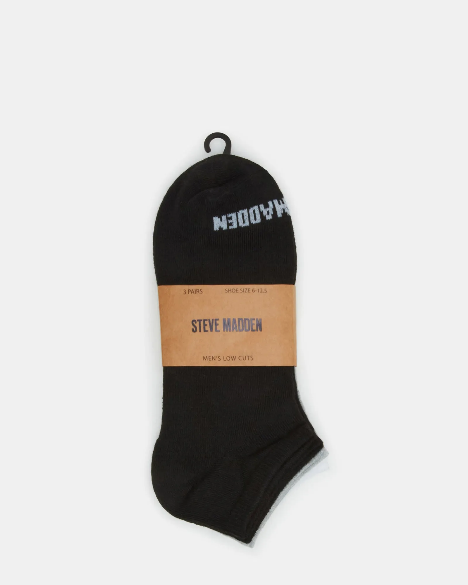 BASIC LOW CUT SOCKS BLACK/WHITE