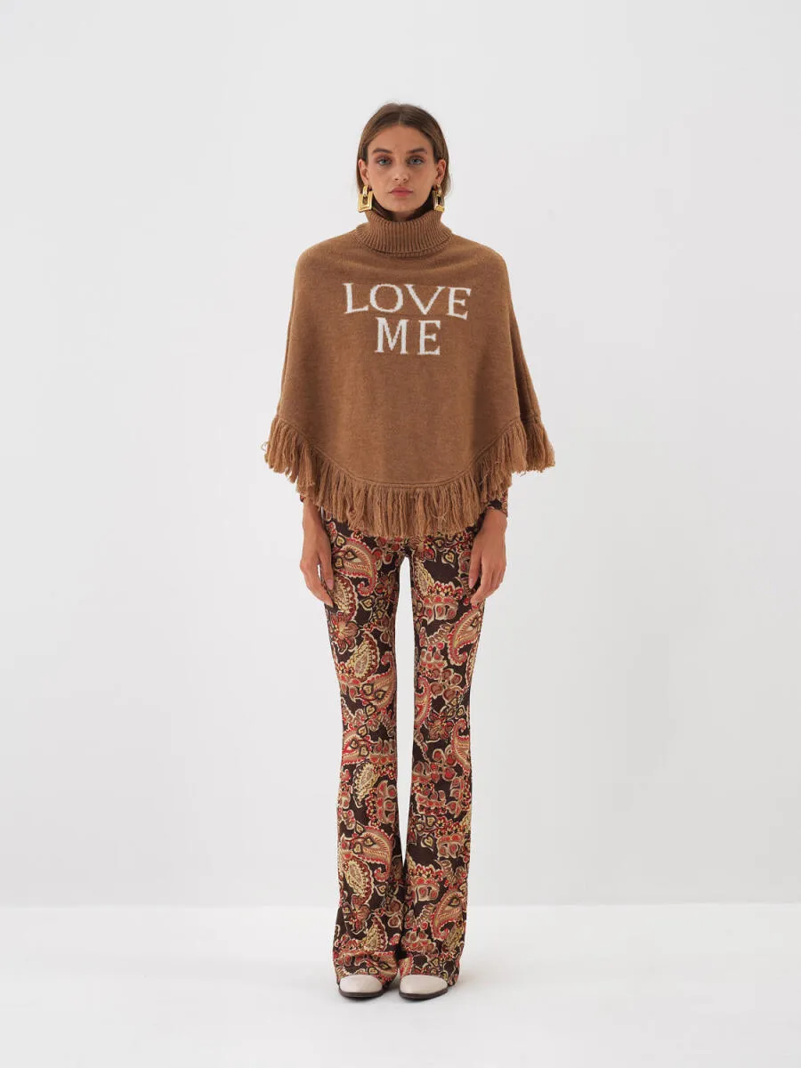 Bella Fringe Love Me Poncho