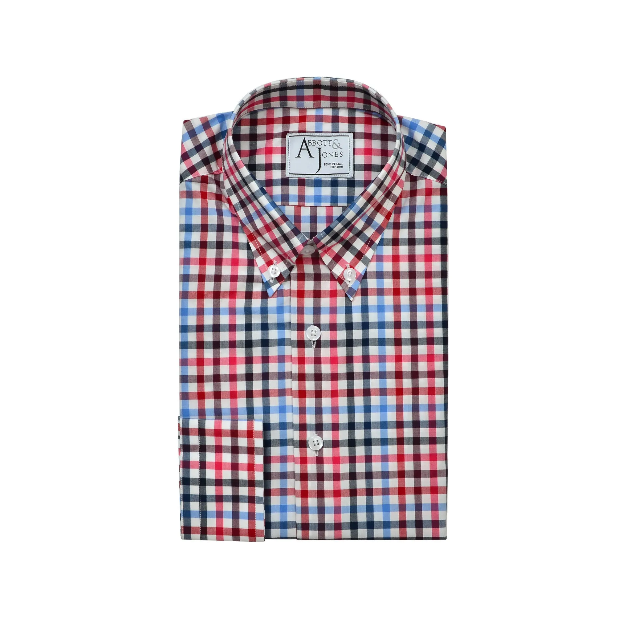 Bespoke - Red, Blue & Black Checked Shirt