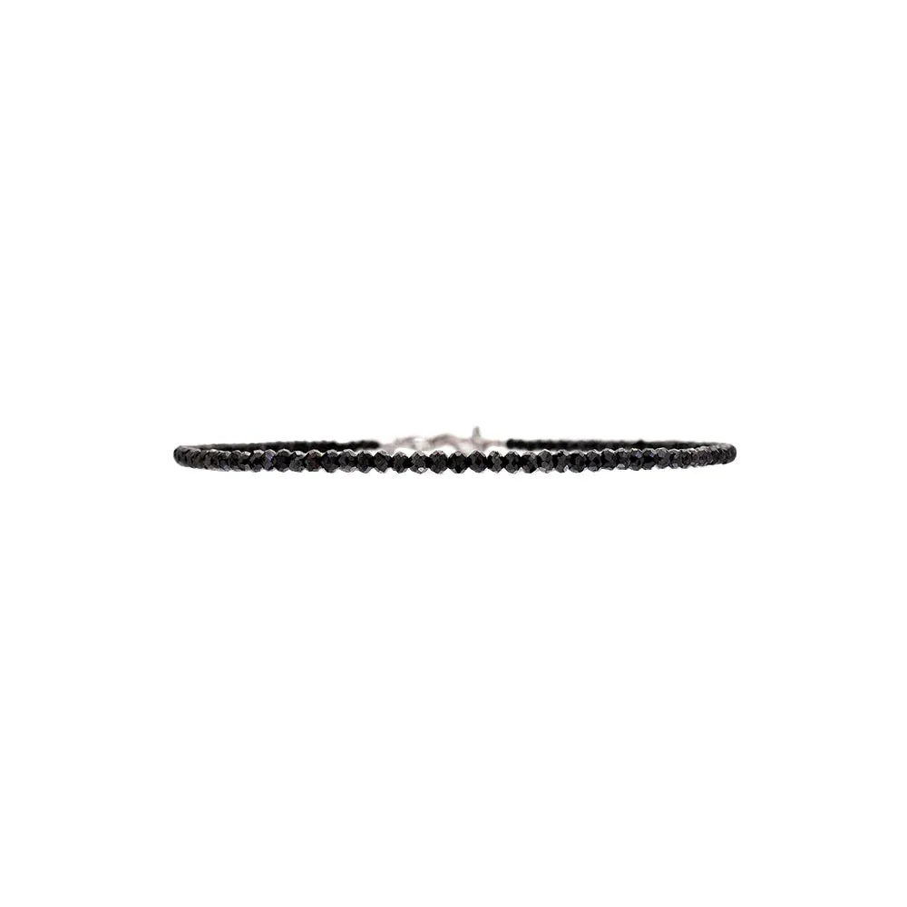 Black Diamond Beaded Bracelet