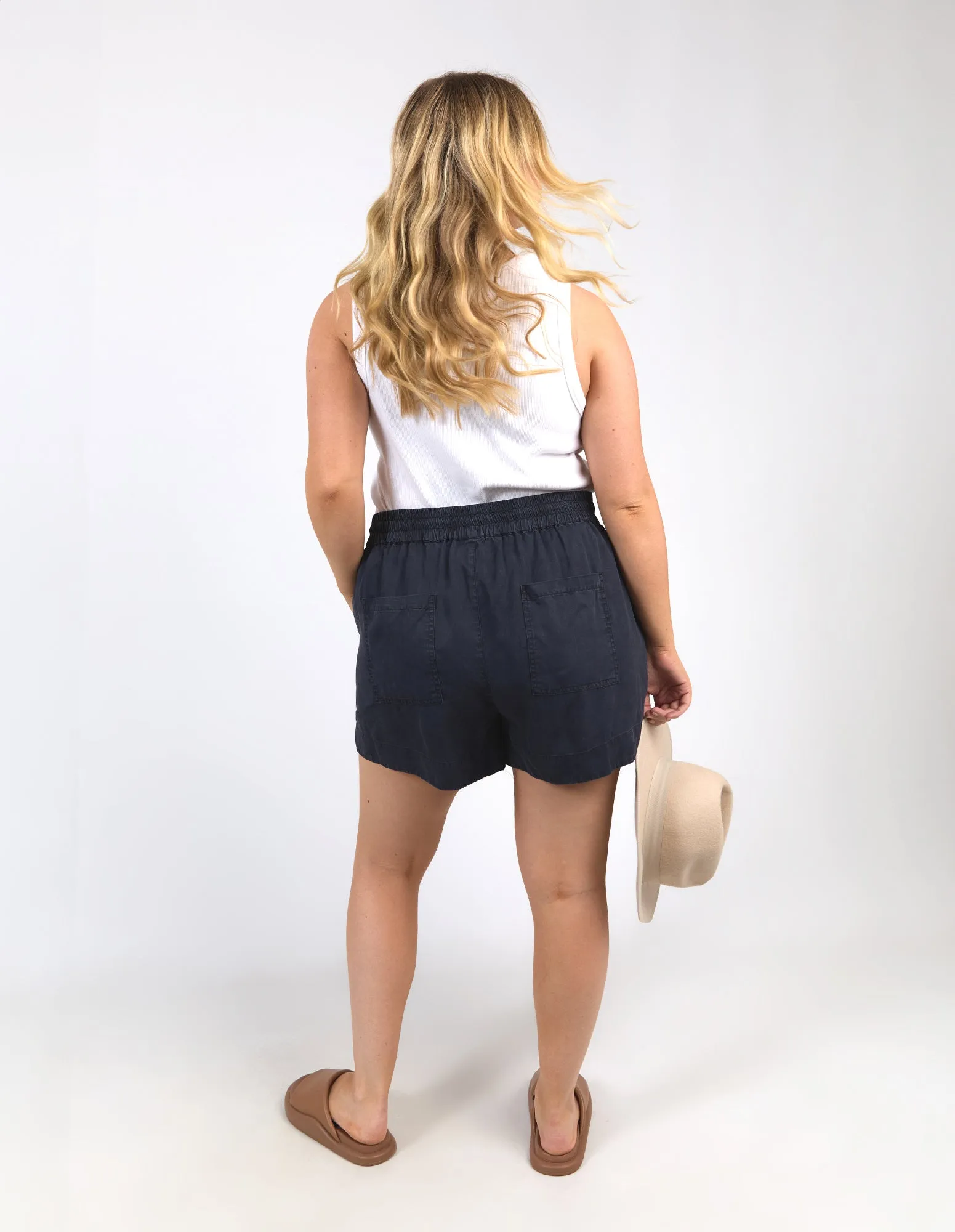 Bliss Washed Short Washed Navy