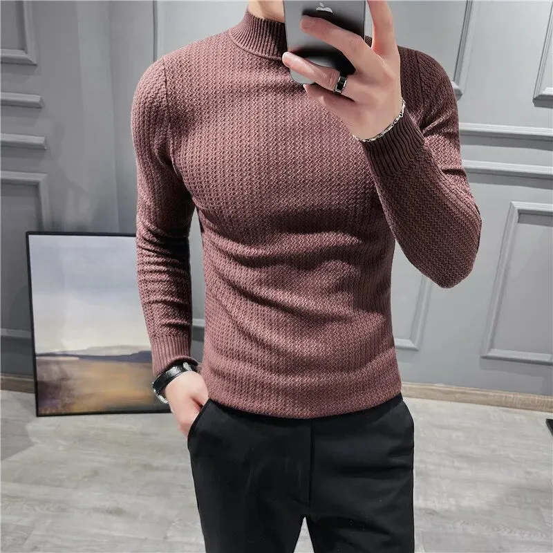 British Half Turtleneck Sweaters