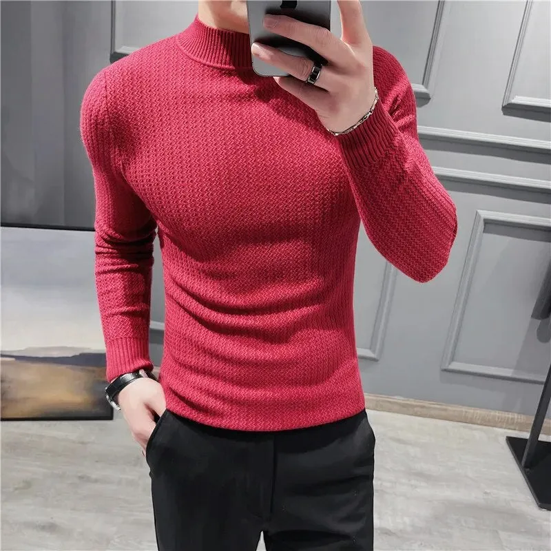 British Half Turtleneck Sweaters