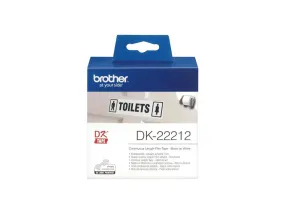 Brother DK-22212 Continuous Length Film Tape - 62mm x 15.24m