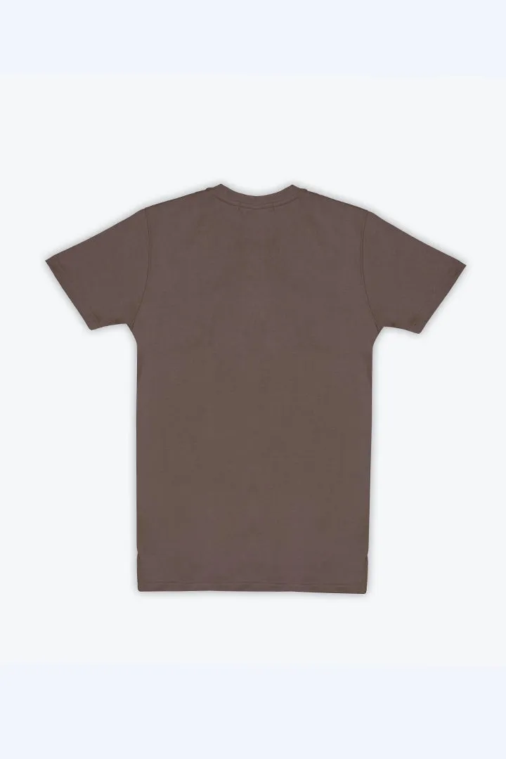 Brown Henley T-Shirt