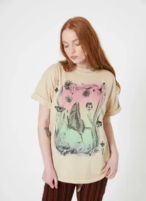 Butterfly Card S/S Boyfriend Tee