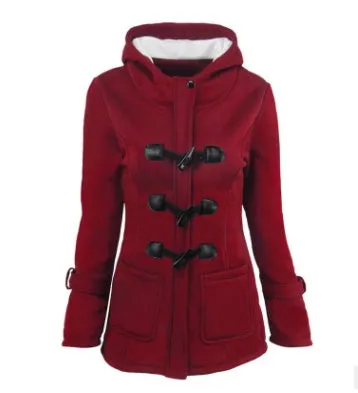 Button Long Down Coat for Women -GlamzLife