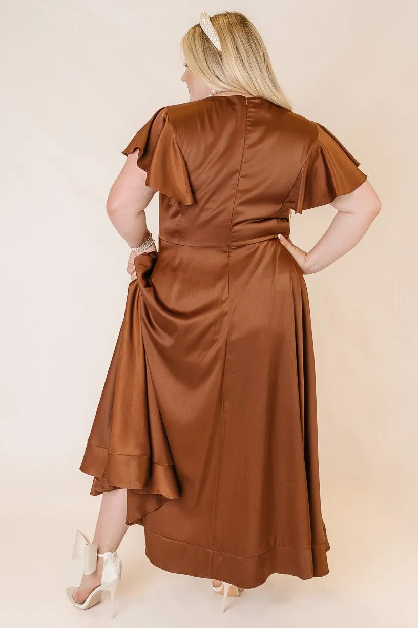 Callie Dress in Brown - FINAL SALE