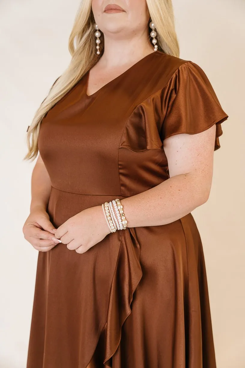 Callie Dress in Brown - FINAL SALE