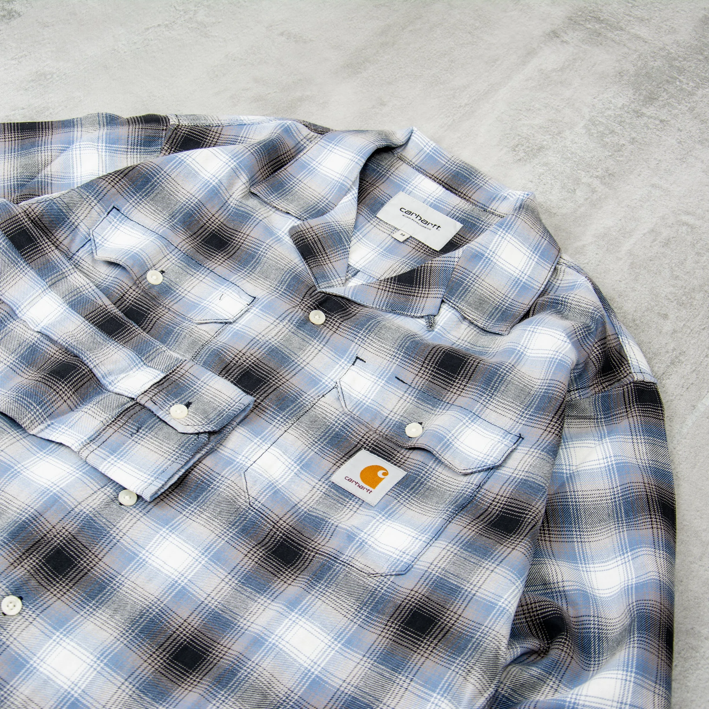 Carhartt WIP Blanchard L/S Shirt - Charm Blue