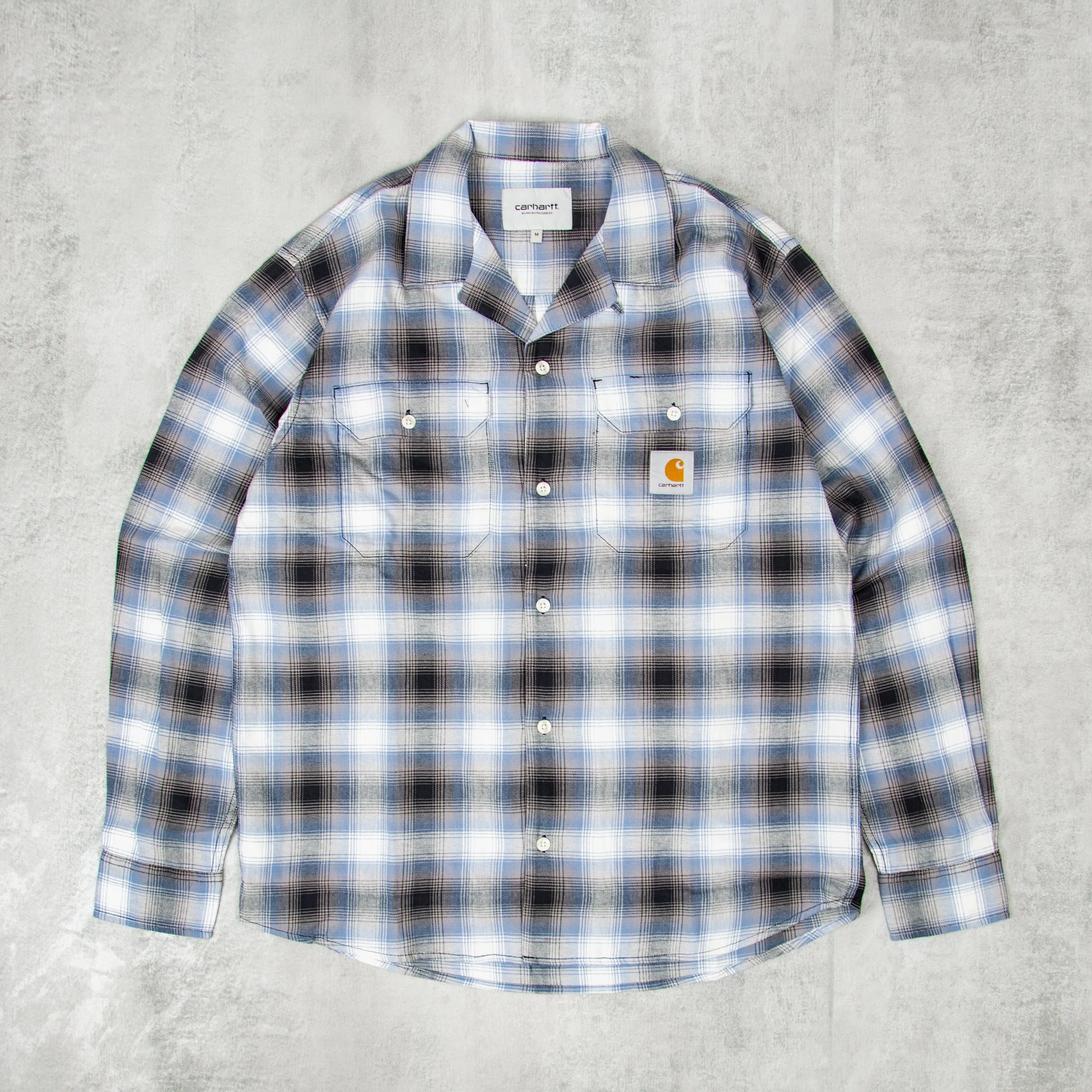 Carhartt WIP Blanchard L/S Shirt - Charm Blue