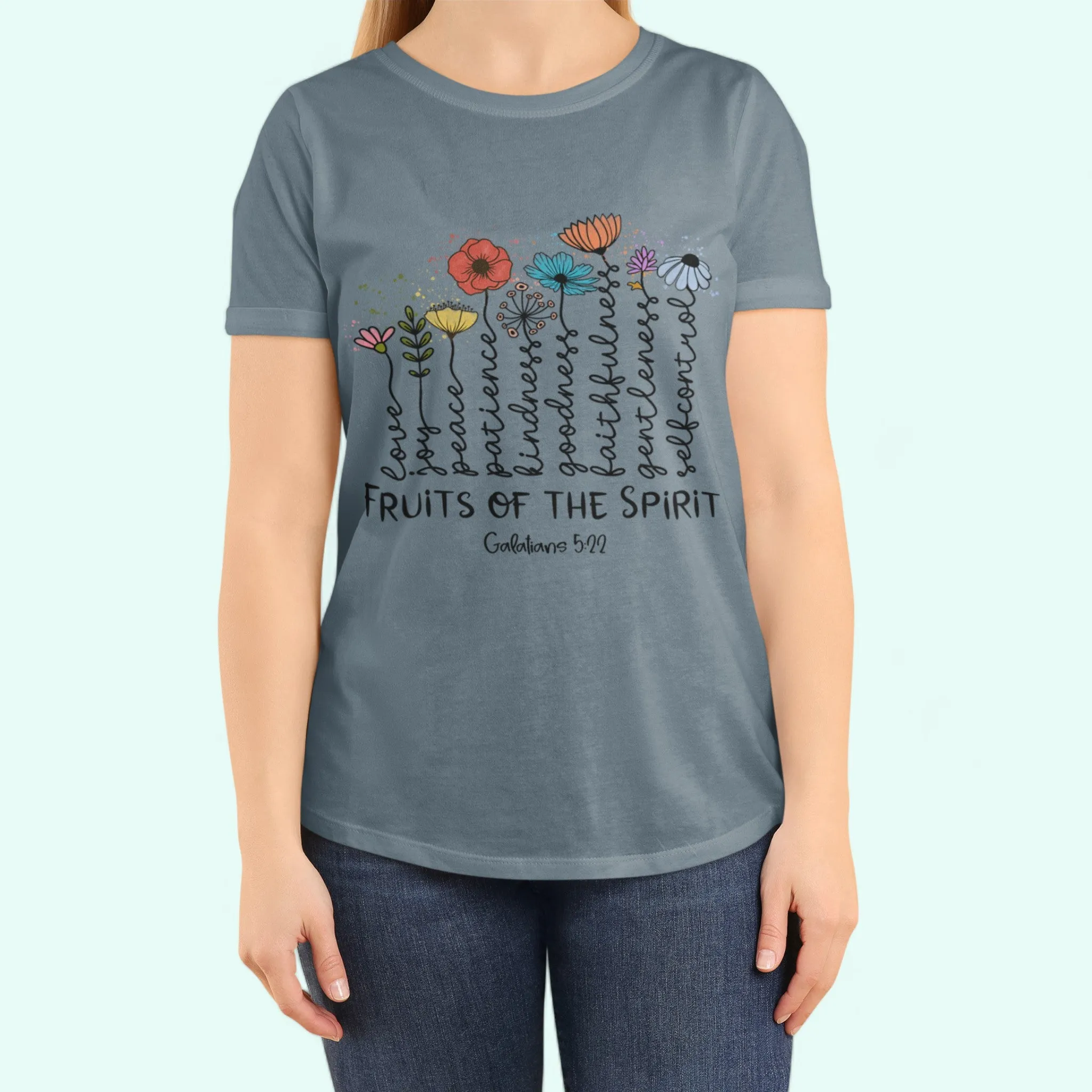 Christian tee shirts The Fruits of the Spirit Bible Verse T-Shirt women shirts