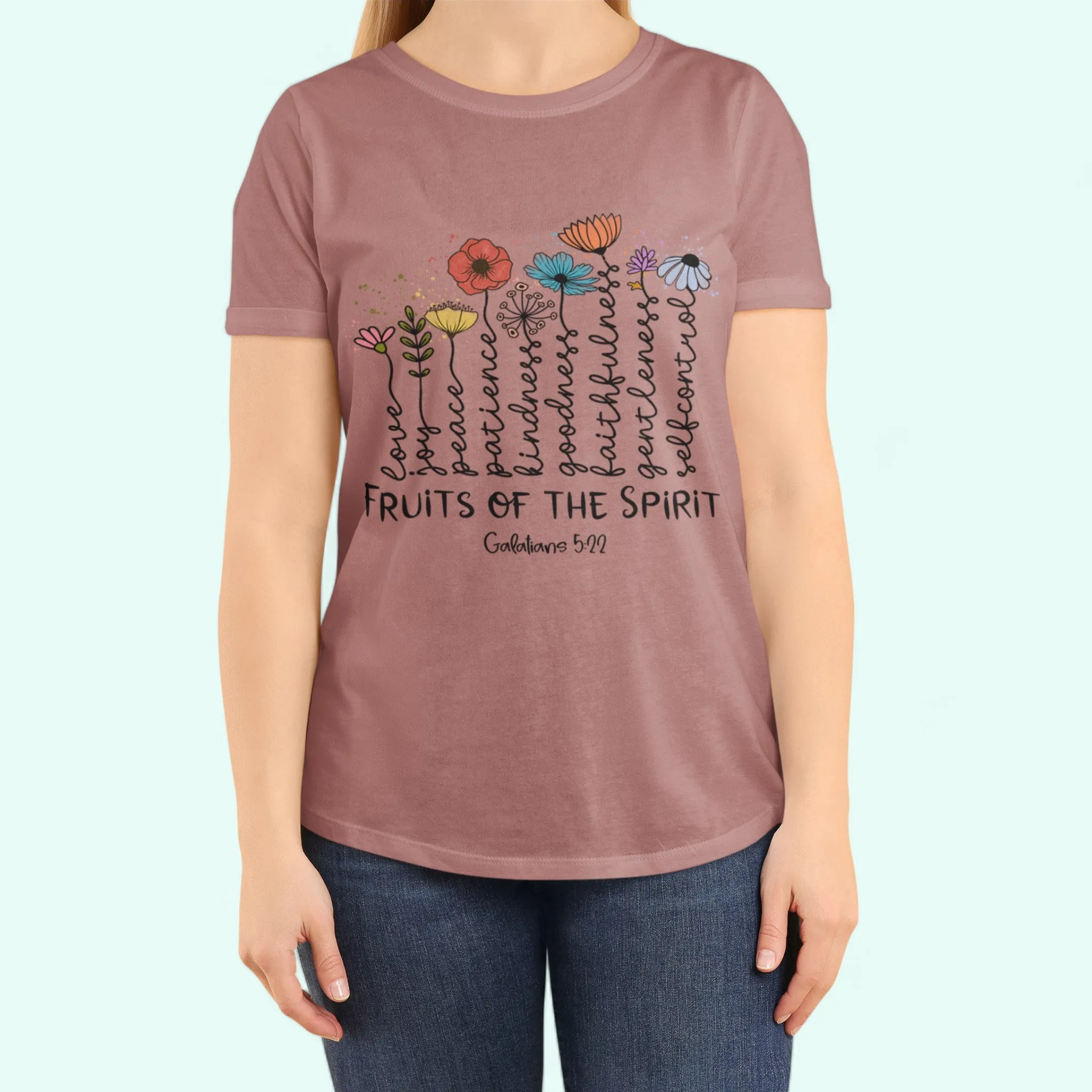 Christian tee shirts The Fruits of the Spirit Bible Verse T-Shirt women shirts