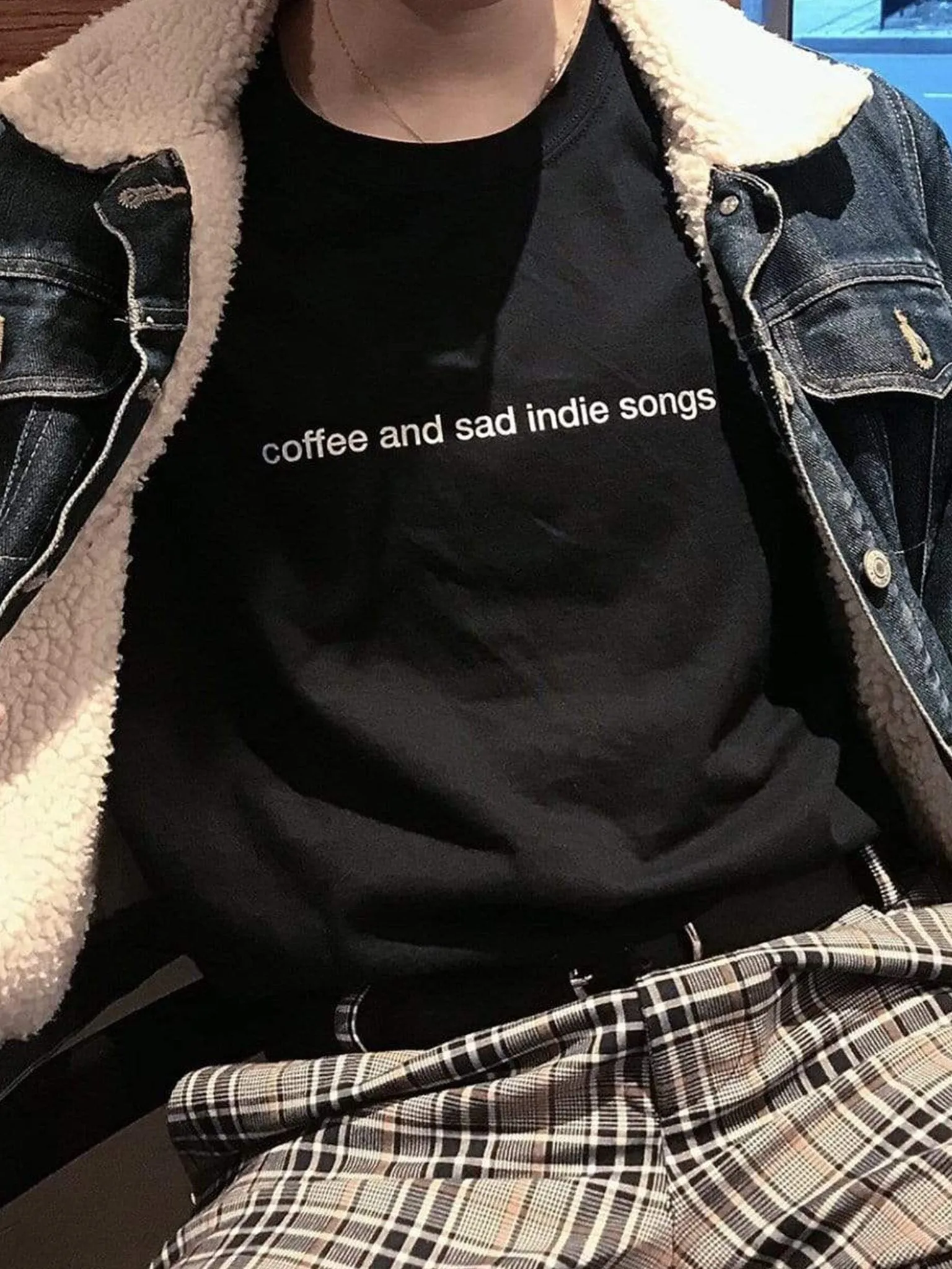 coffee and sad indie songs T-Shirt