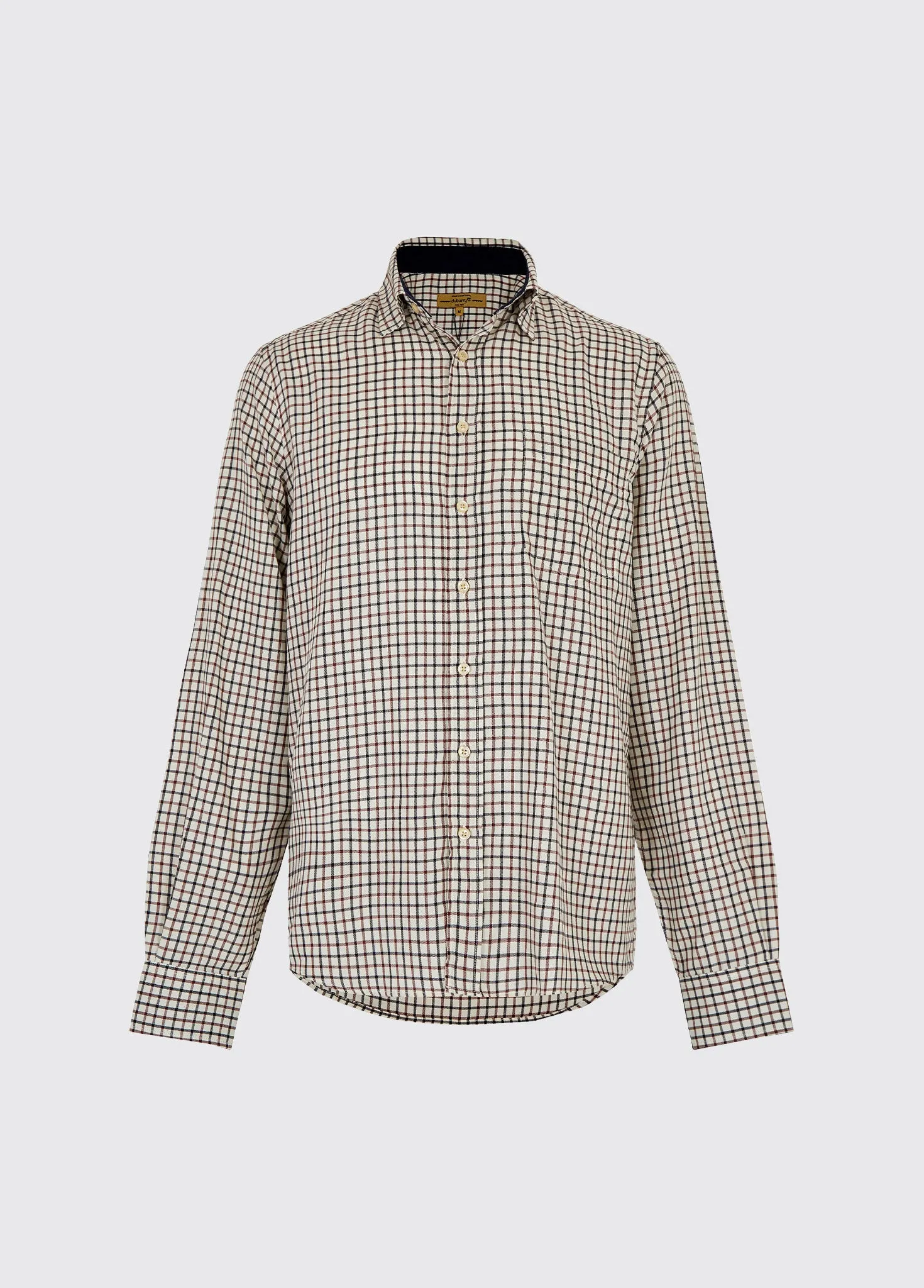 Connell Tattersall Check Shirt - Ox Blood