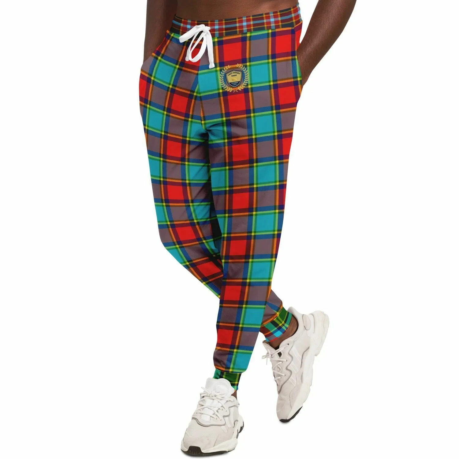 Cowboy Cardigan Lumberjack Plaid Eco-Poly Unisex Joggers