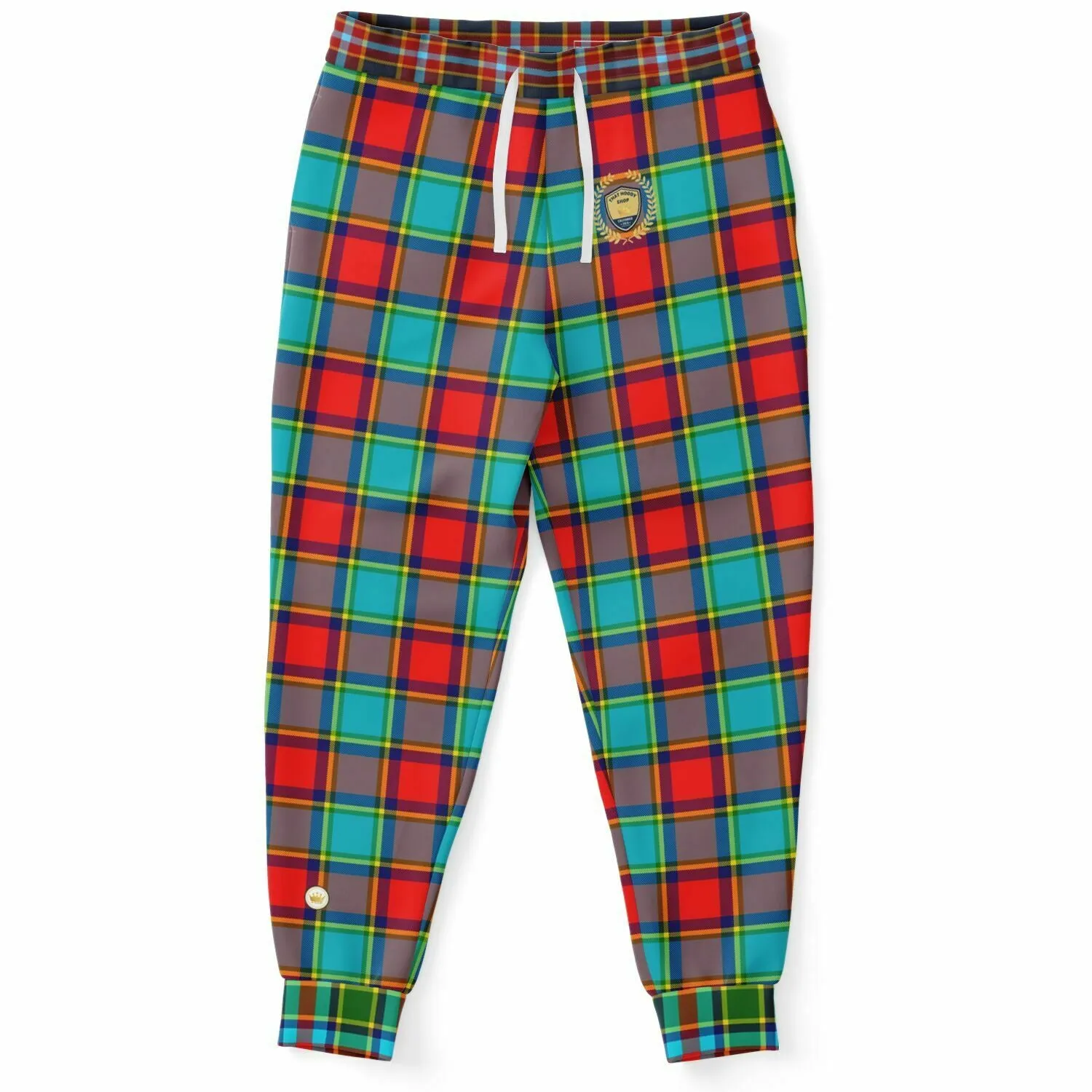 Cowboy Cardigan Lumberjack Plaid Eco-Poly Unisex Joggers