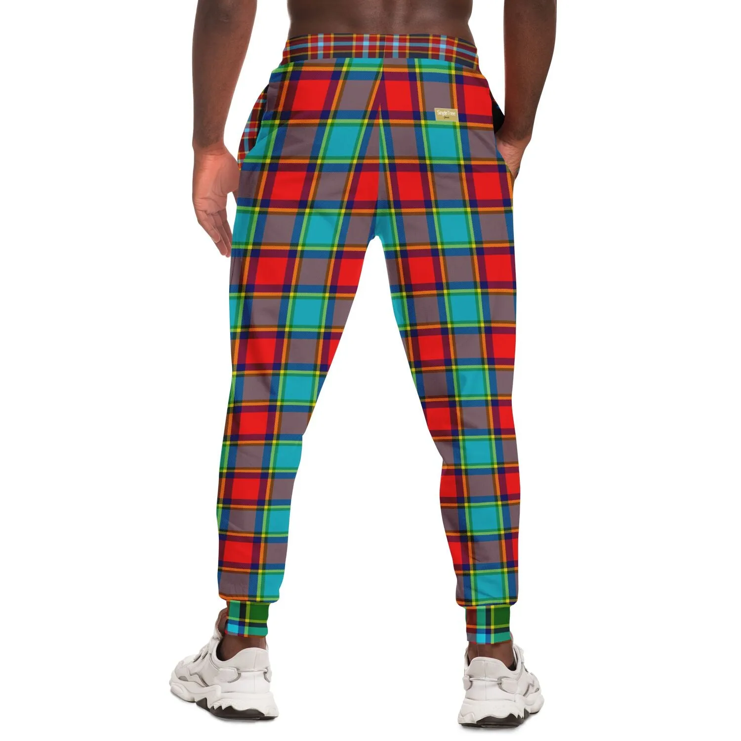 Cowboy Cardigan Lumberjack Plaid Eco-Poly Unisex Joggers