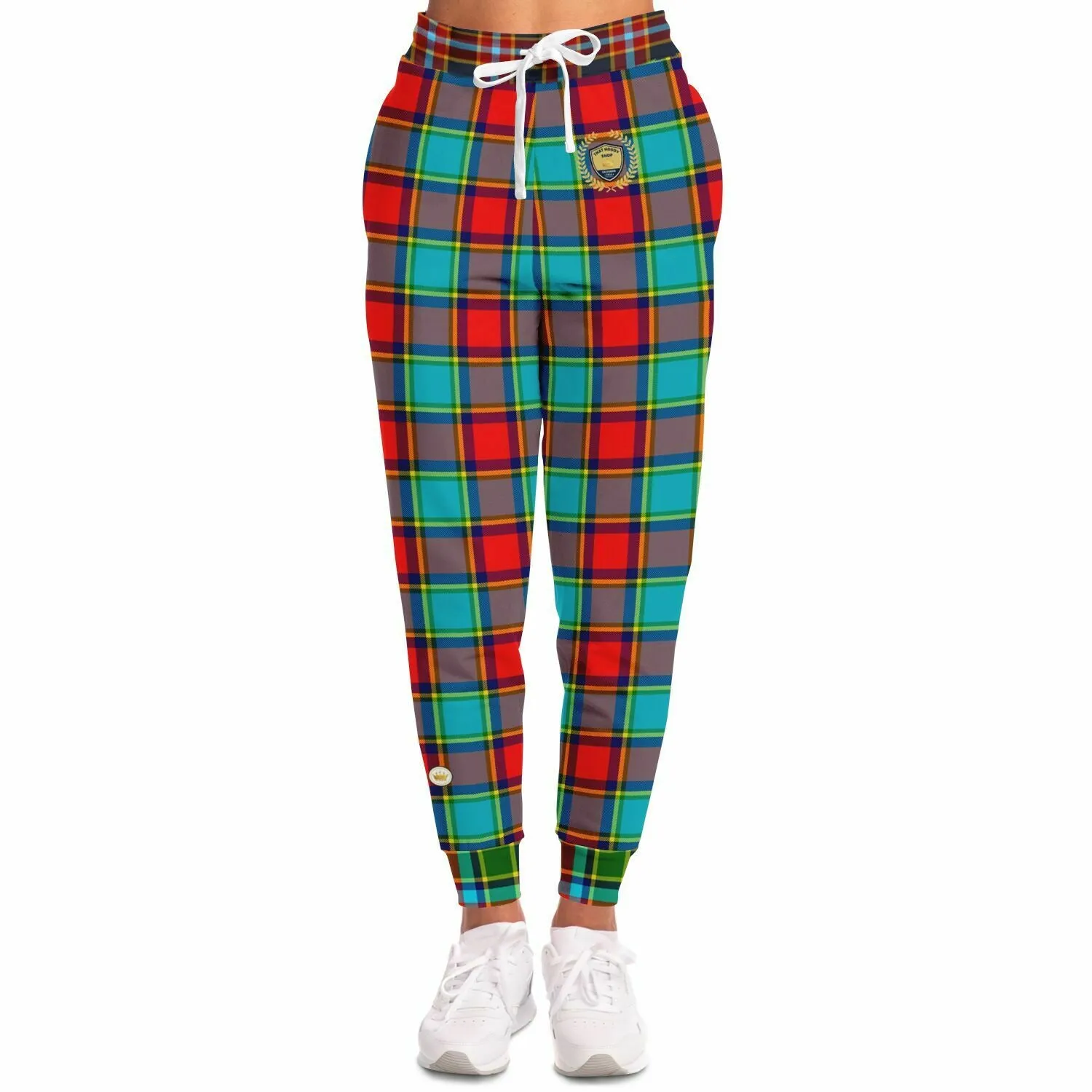 Cowboy Cardigan Lumberjack Plaid Eco-Poly Unisex Joggers