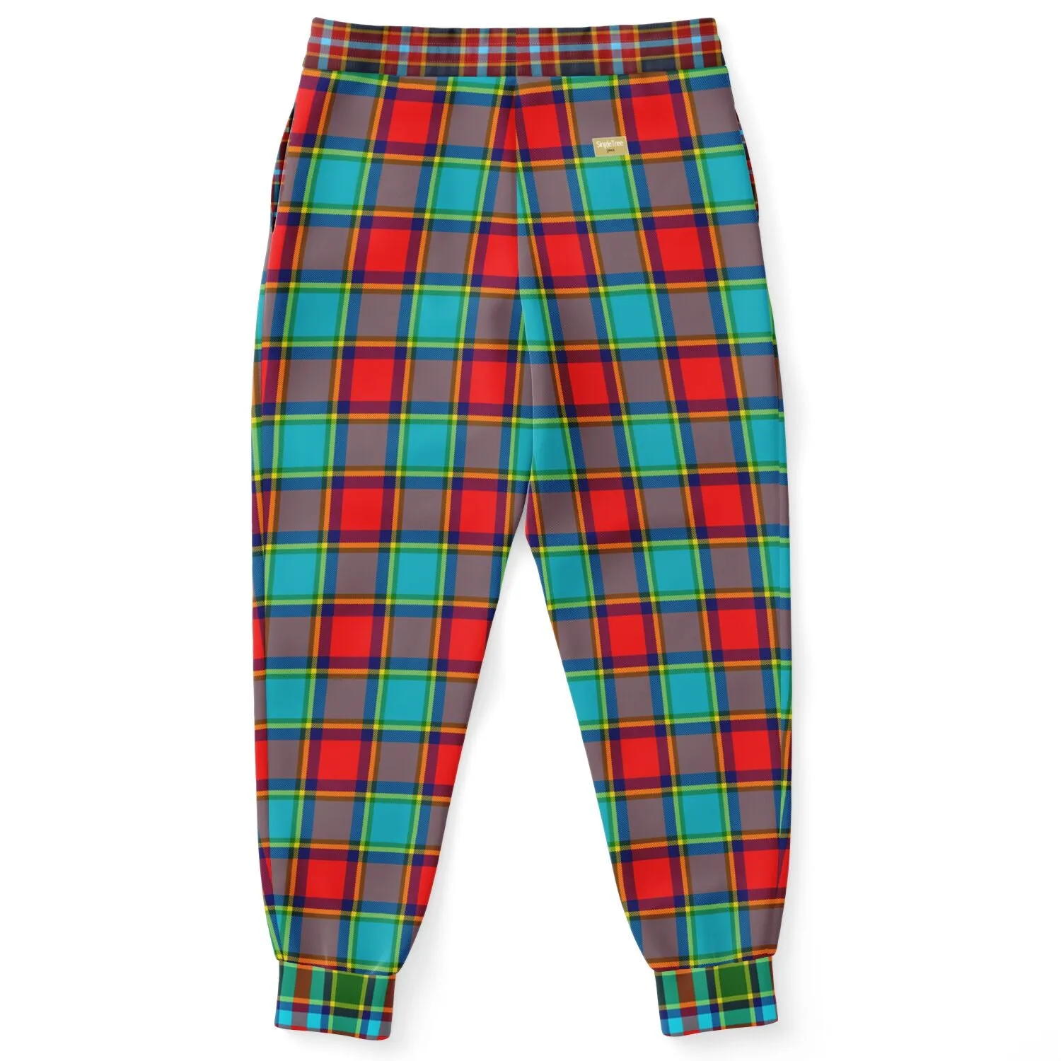 Cowboy Cardigan Lumberjack Plaid Eco-Poly Unisex Joggers