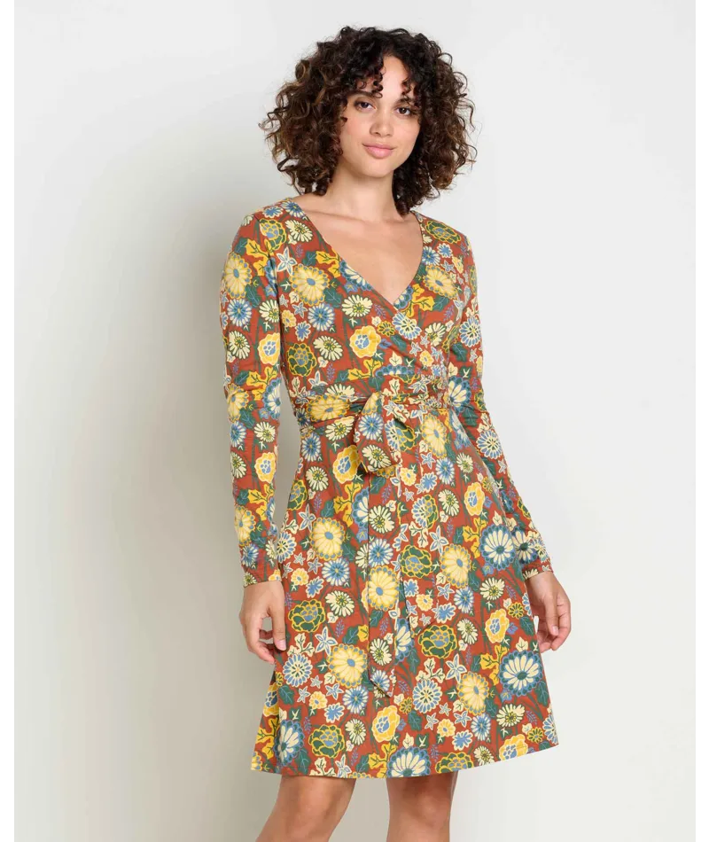 Cue Wrap Ls Dress