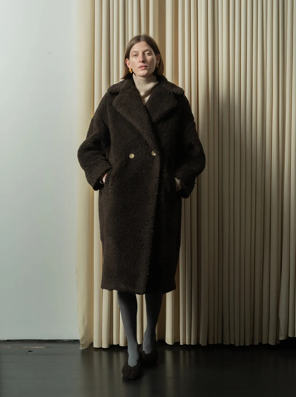 Dahlia Coat in Fur-Free Fur