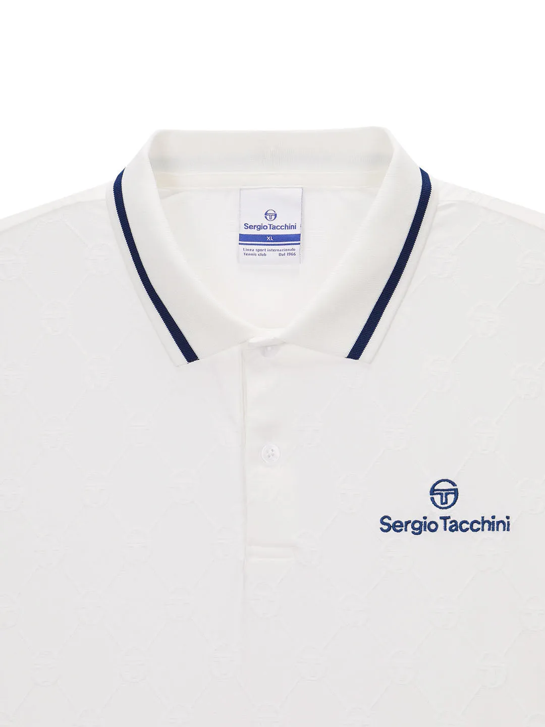 Daily Monogram Polo Shirt- Off White