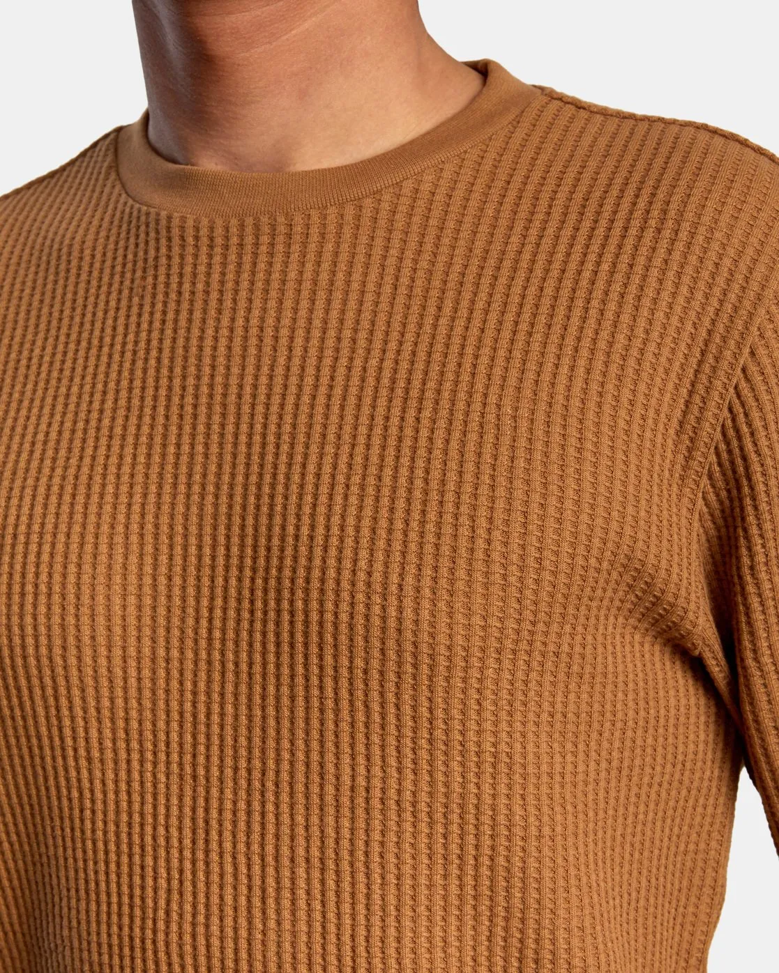 Day Shift Long Sleeve Thermal Shirt - Camel