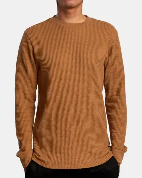 Day Shift Long Sleeve Thermal Shirt - Camel