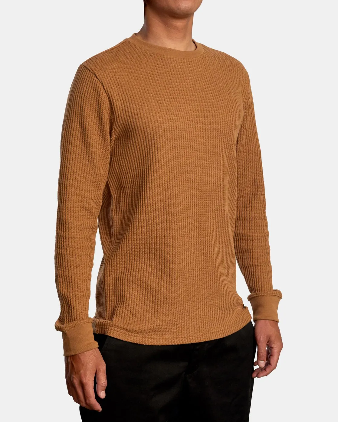 Day Shift Long Sleeve Thermal Shirt - Camel