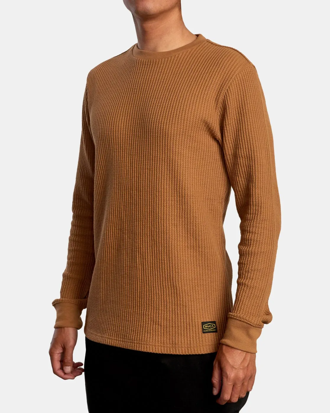 Day Shift Long Sleeve Thermal Shirt - Camel