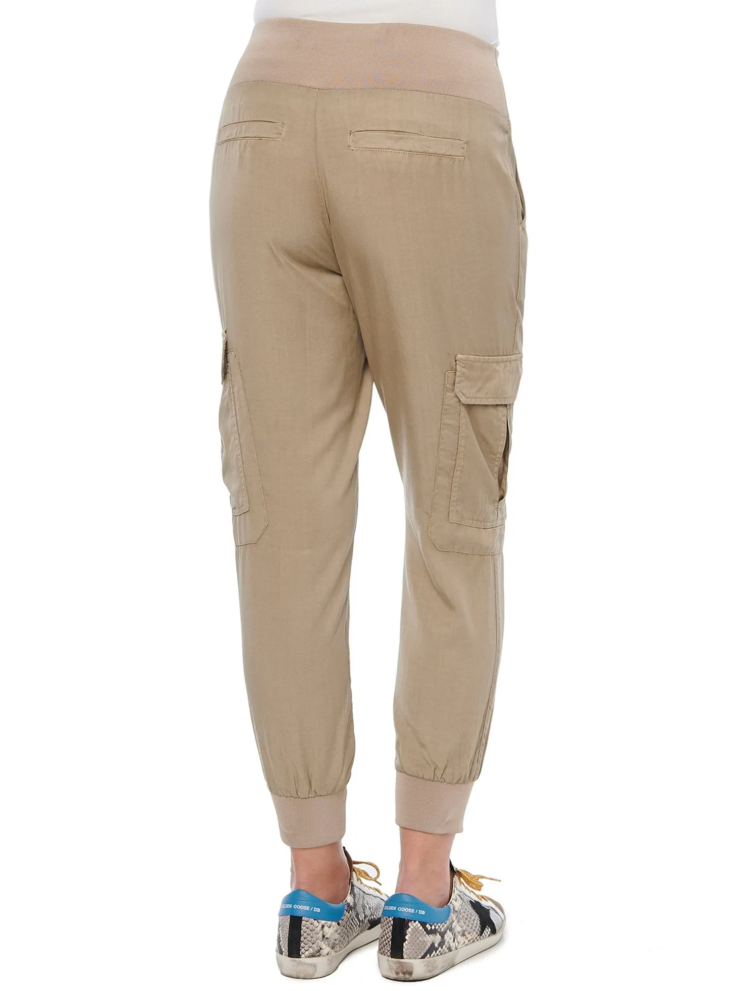 Democracy Womens Pull-on Patch Pocket Utility Jogger Pant