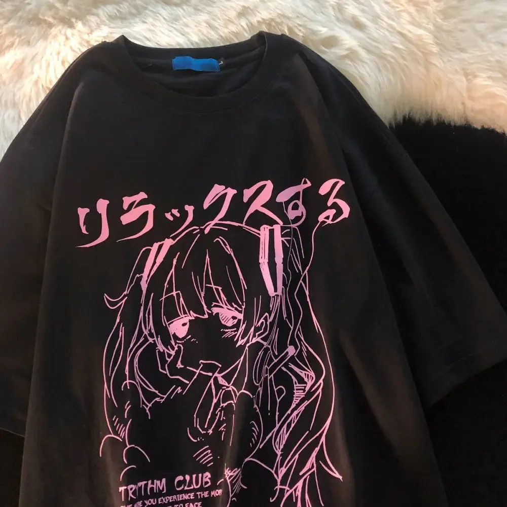 Drama Queen Anime Oversize T-shirt