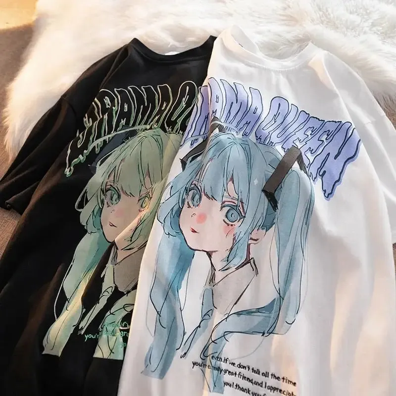 Drama Queen Anime Oversize T-shirt