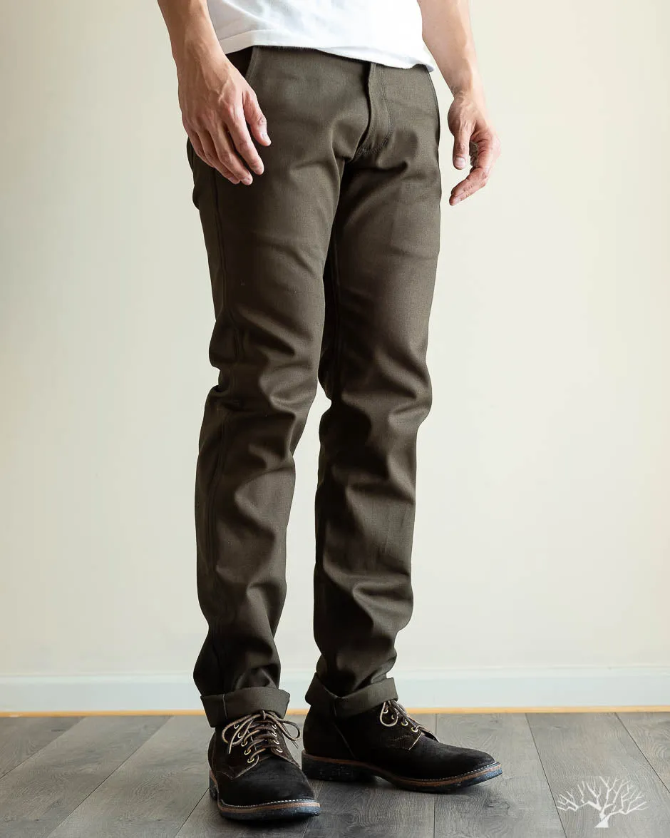 Duck Canvas Flight Trousers - Seaweed Green