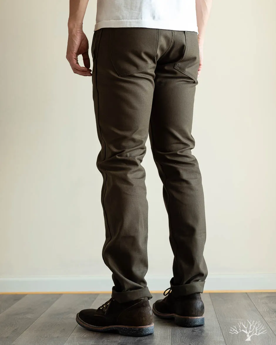 Duck Canvas Flight Trousers - Seaweed Green