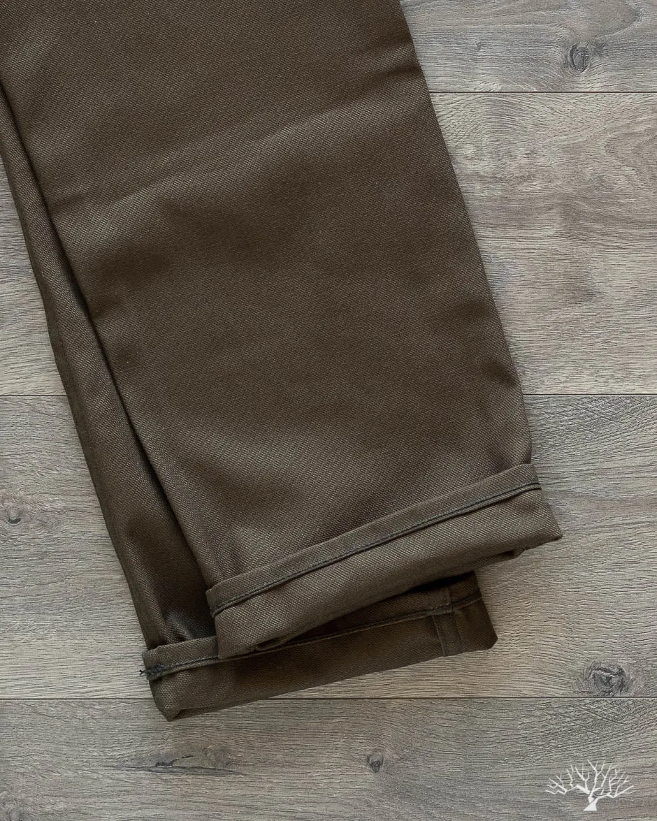 Duck Canvas Flight Trousers - Seaweed Green