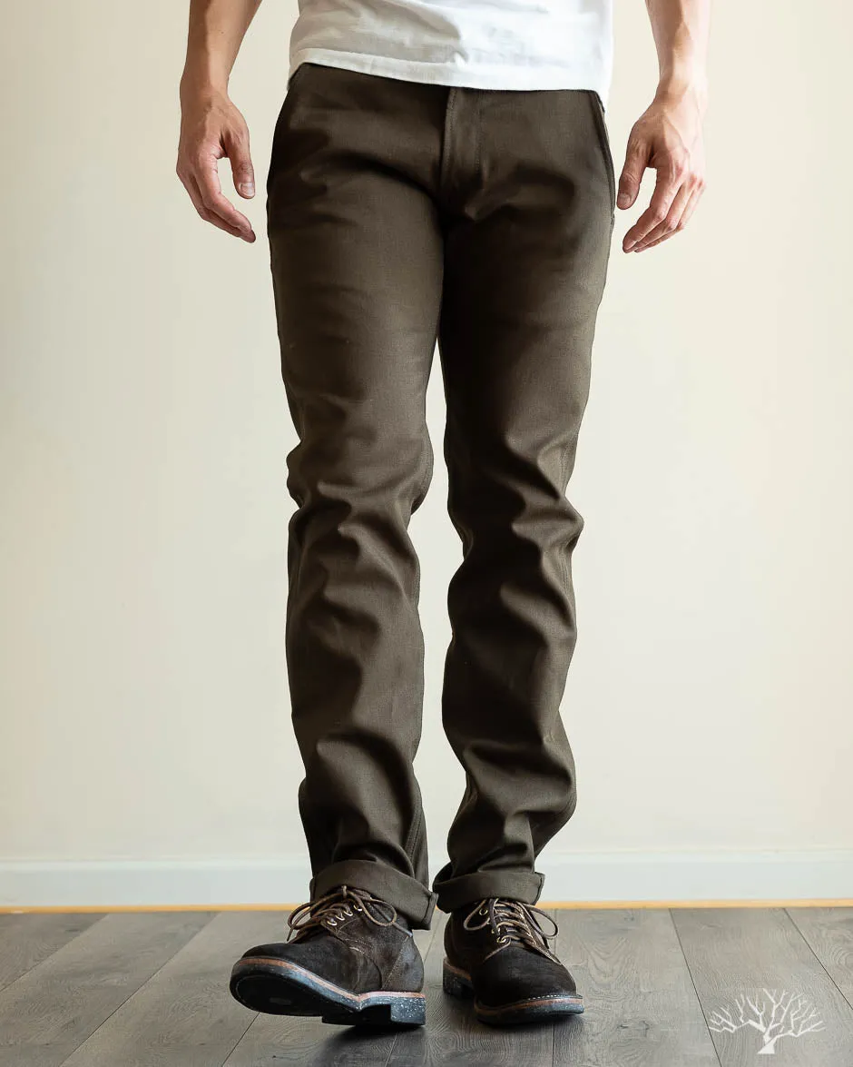 Duck Canvas Flight Trousers - Seaweed Green